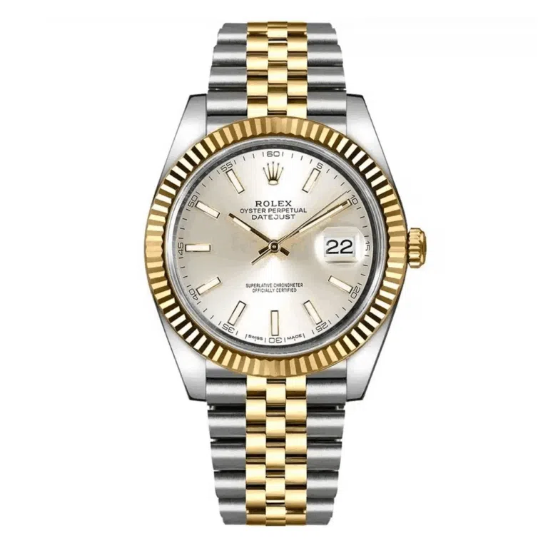 Rolex Datejust 126333-0002 Jubilee Bracelet 41mm Stainless Steel & Yellow Gold Watch Silver Index Dial