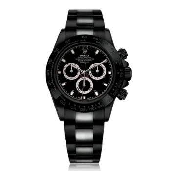 Rolex Daytona 116523 Black PVD/DLC Coated Watch with Black Dial