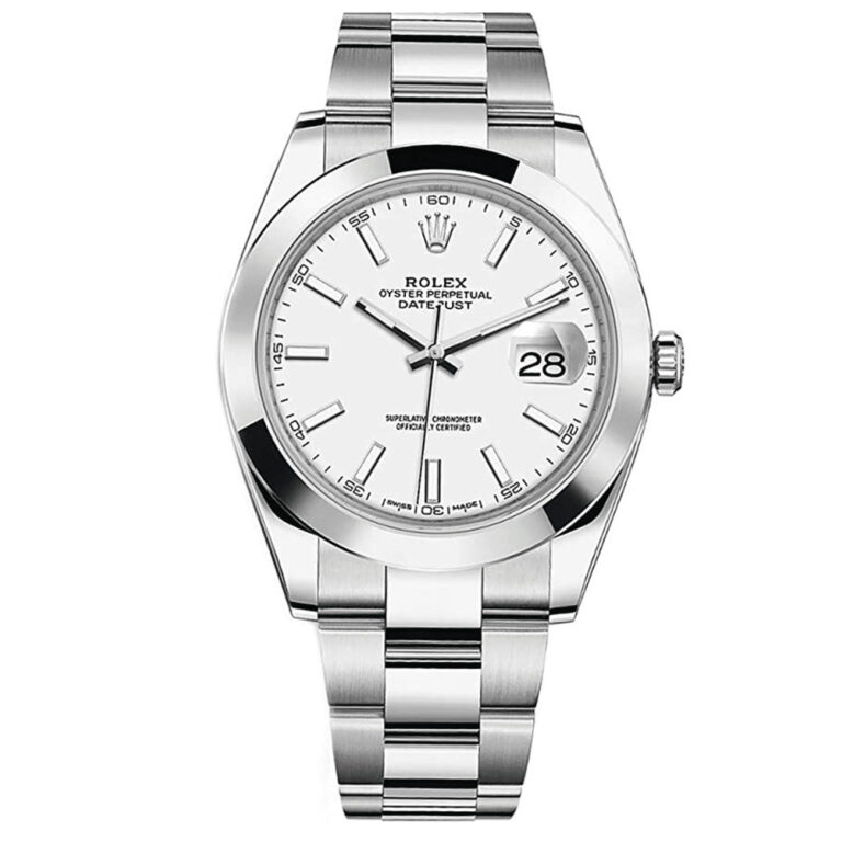 Rolex Datejust II 116300 41mm Stainless Steel with White Dial Watch 2017