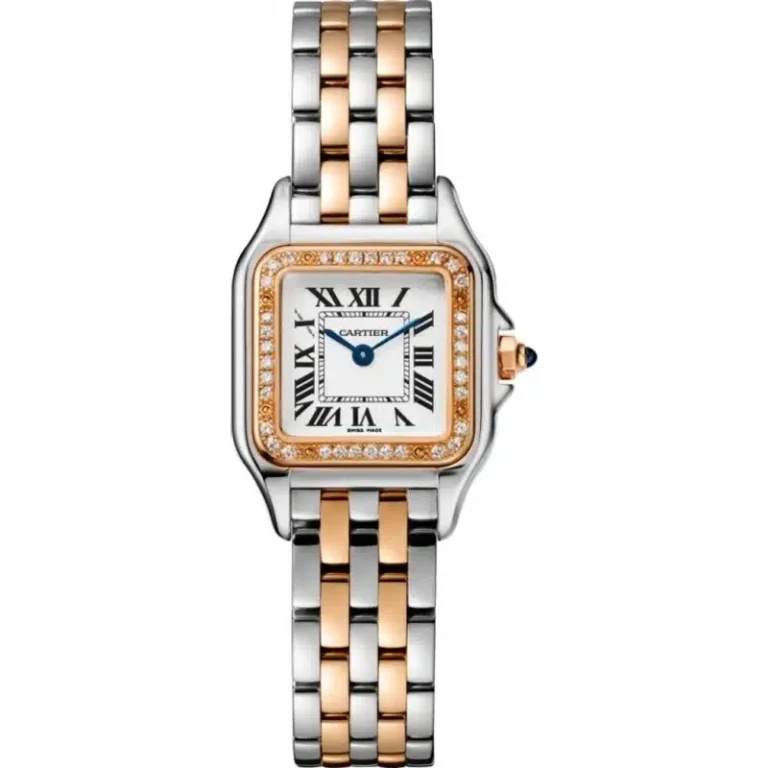 Cartier Panthere W3PN0006 22mm rose gold and stainless steel watch