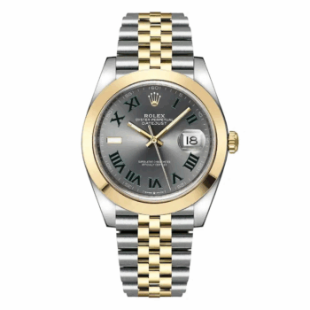 Rolex Datejust 41mm Jubilee 126303-0020 Stainless Steel & Yellow Gold Wimbledon Roman Dial