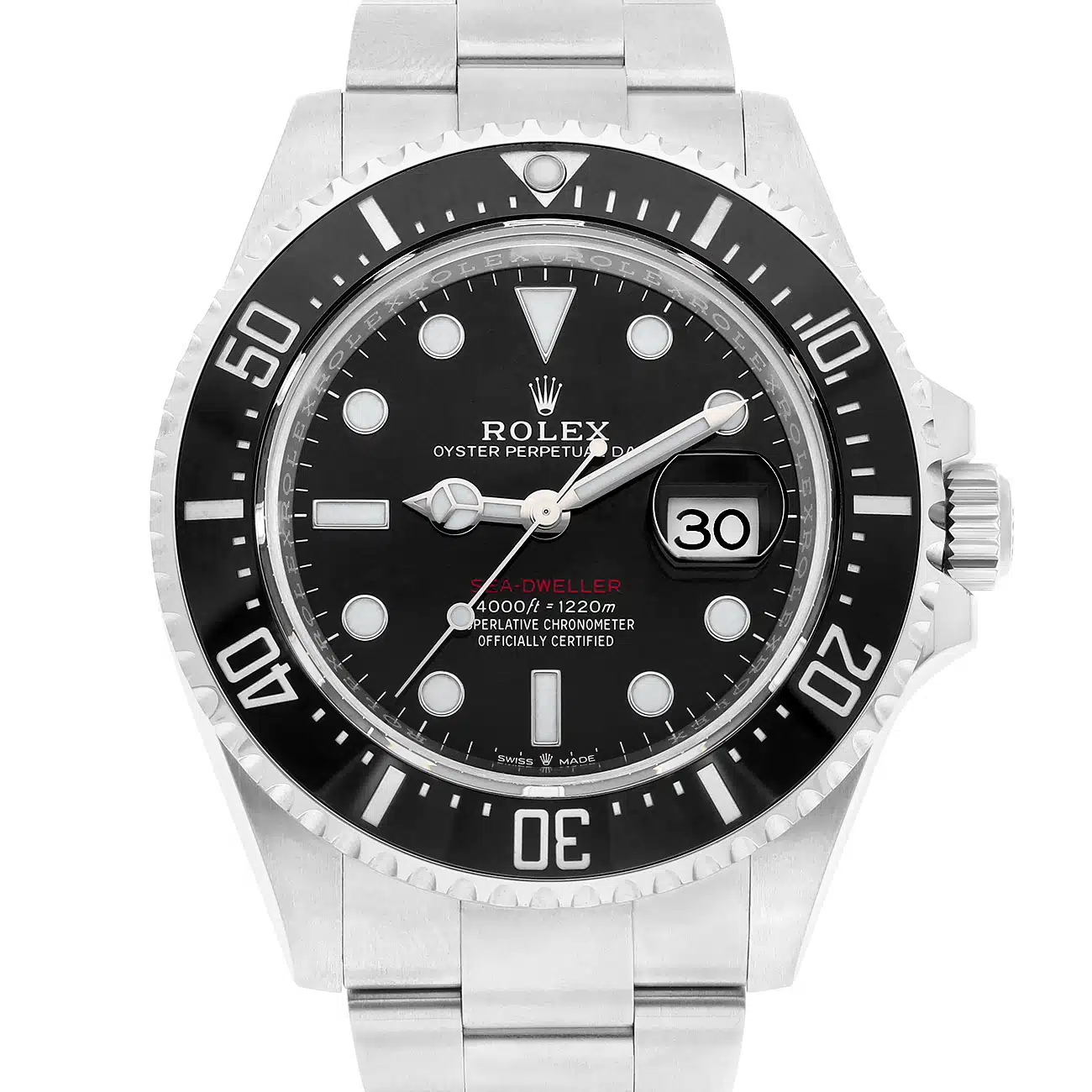 Rolex Sea-Dweller 43mm 126600 Black Dial Stainless Steel Watch – image 3