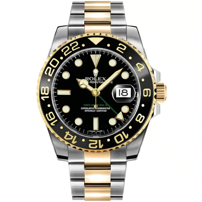 Rolex GMT-Master II 116713LN steel and yellow gold watch