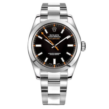 Rolex Milgauss 40mm 116400 Stainless Steel with Black Dial Watch