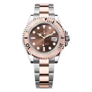 Rolex Yacht-Master 126621-0001 Oyster Bracelet Stainless Steel & Rose Gold Watch Chocolate Dial