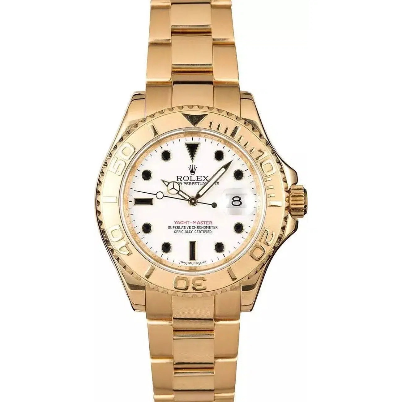 Rolex Yacht-Master 40 18K Yellow Gold Oyster 40MM Watch 16628
