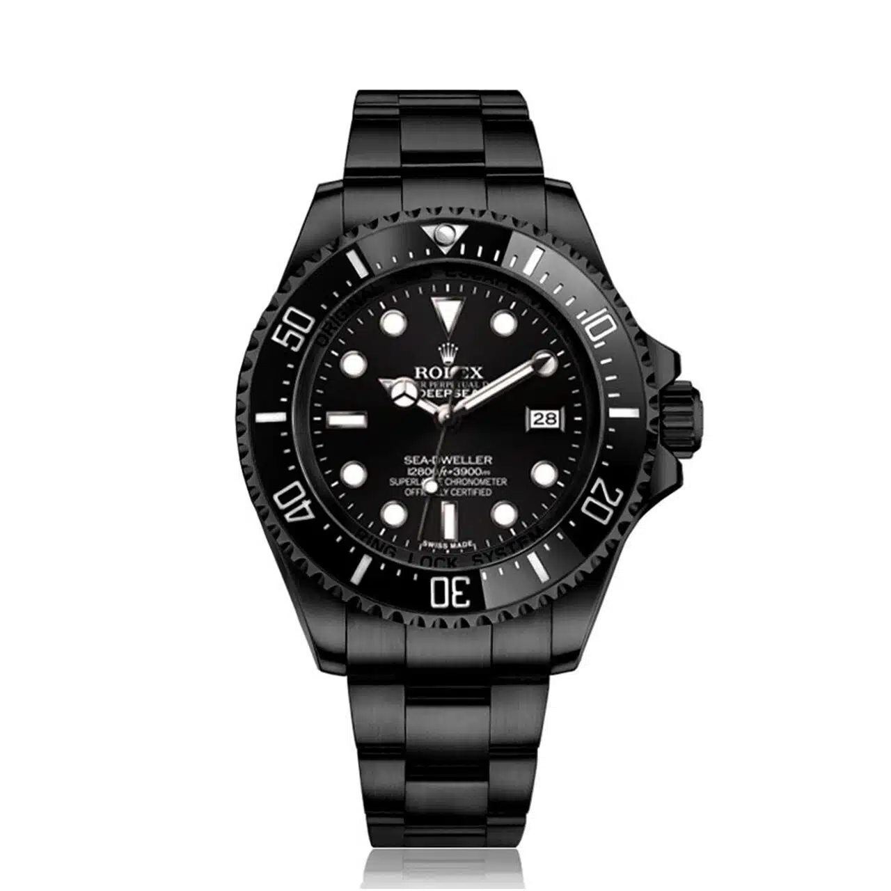 Rolex Sea-Dweller Deepsea 116660 PVD/DLC Coated Stainless Steel Watch