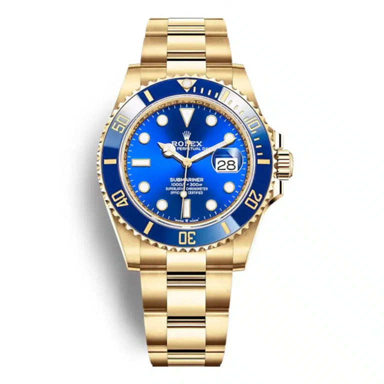 Rolex Submariner 126618LB yellow gold, blue dial and bezel, 41mm