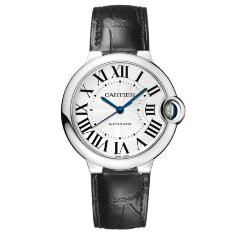 Cartier Ballon Bleu WSBB0028 automatic stainless steel watch, black dial