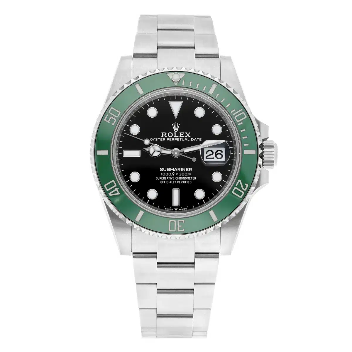 126610LV 41mm Rolex Submariner Date 126610LV 41mm Stainless Steel Watch Starbucks Green Bezel 2022