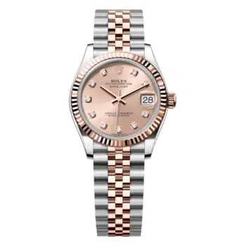 Rolex Datejust 278271-0024 Stainless Steel and Rose Gold with Pink Diamond Dial Watch