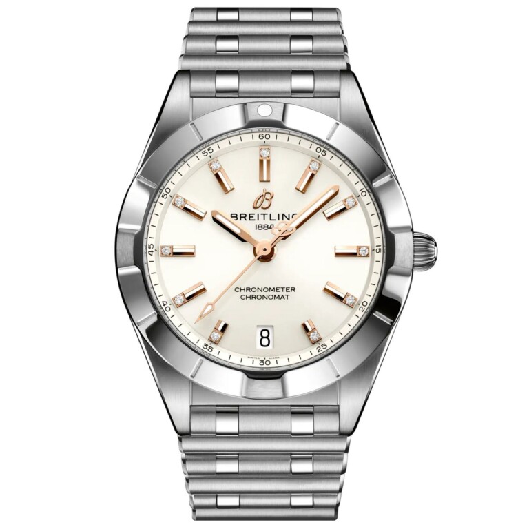 Breitling Chronomat Quartz 32mm A77310101A3A1 Stainless Steel Watch White Dial