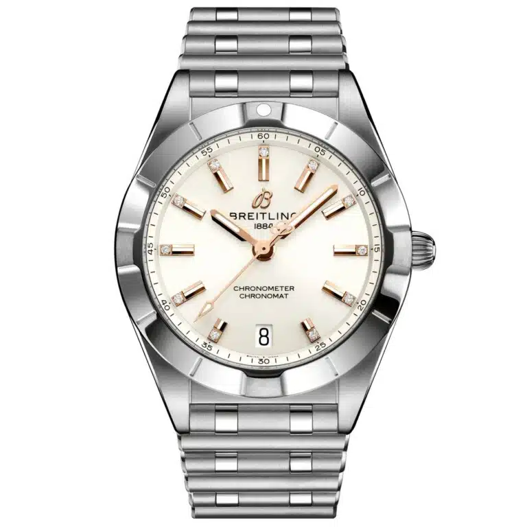 Breitling Chronomat Quartz 32mm A77310101A3A1 Stainless Steel Watch White Dial