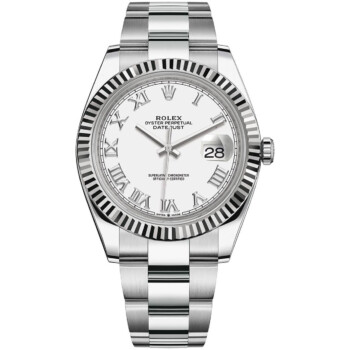 Rolex Datejust 41mm Stainless Steel Watch Silver Dial 126334 – 2016+