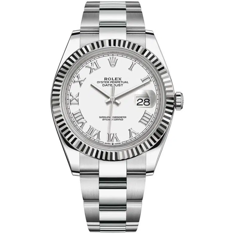 Rolex Datejust 41mm Stainless Steel Watch White Dial 126334 - 2016+