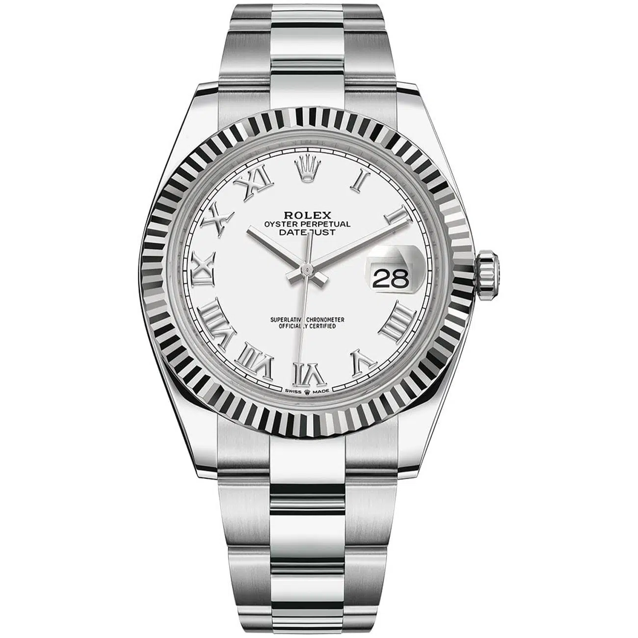 Rolex Datejust 41mm Stainless Steel Watch Silver Dial 126334 - 2016+