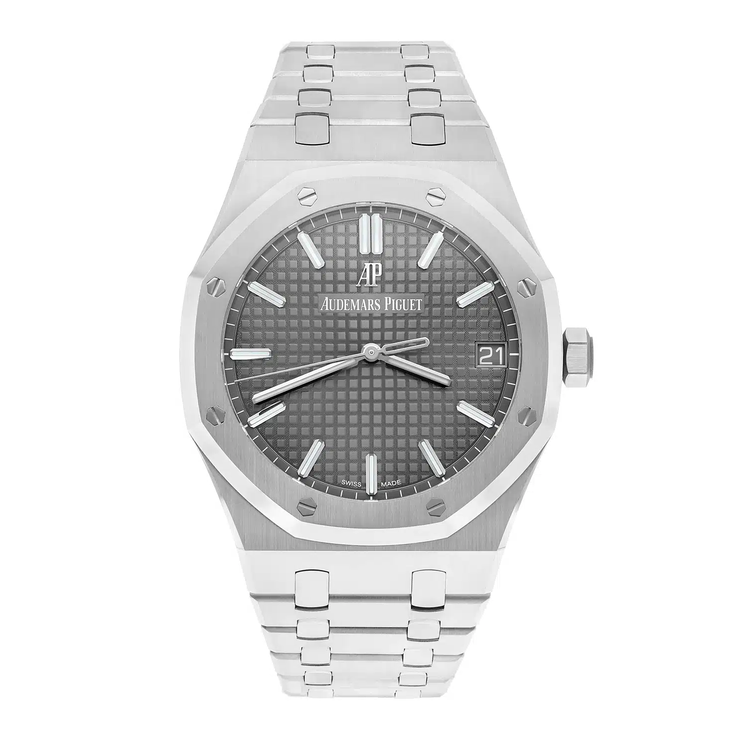 Audemars Piguet Royal Oak 15500ST.OO.1220ST.02 Grey Dial Stainless Steel Men's Watch