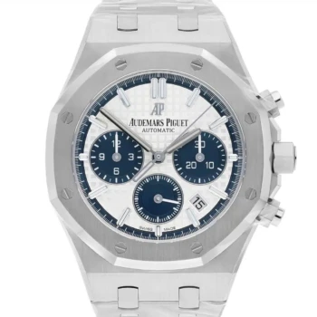 Audemars Piguet Royal Oak Chronograph Automatic 26315ST.OO.1256ST.01 Silver Dial Blue Subdials Stainless Steel Watch