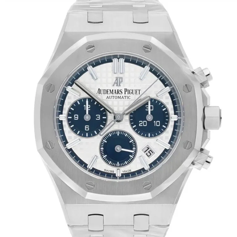 Audemars Piguet Royal Oak Chronograph Automatic 26315ST.OO.1256ST.01 Silver Dial Blue Subdials Stainless Steel Watch