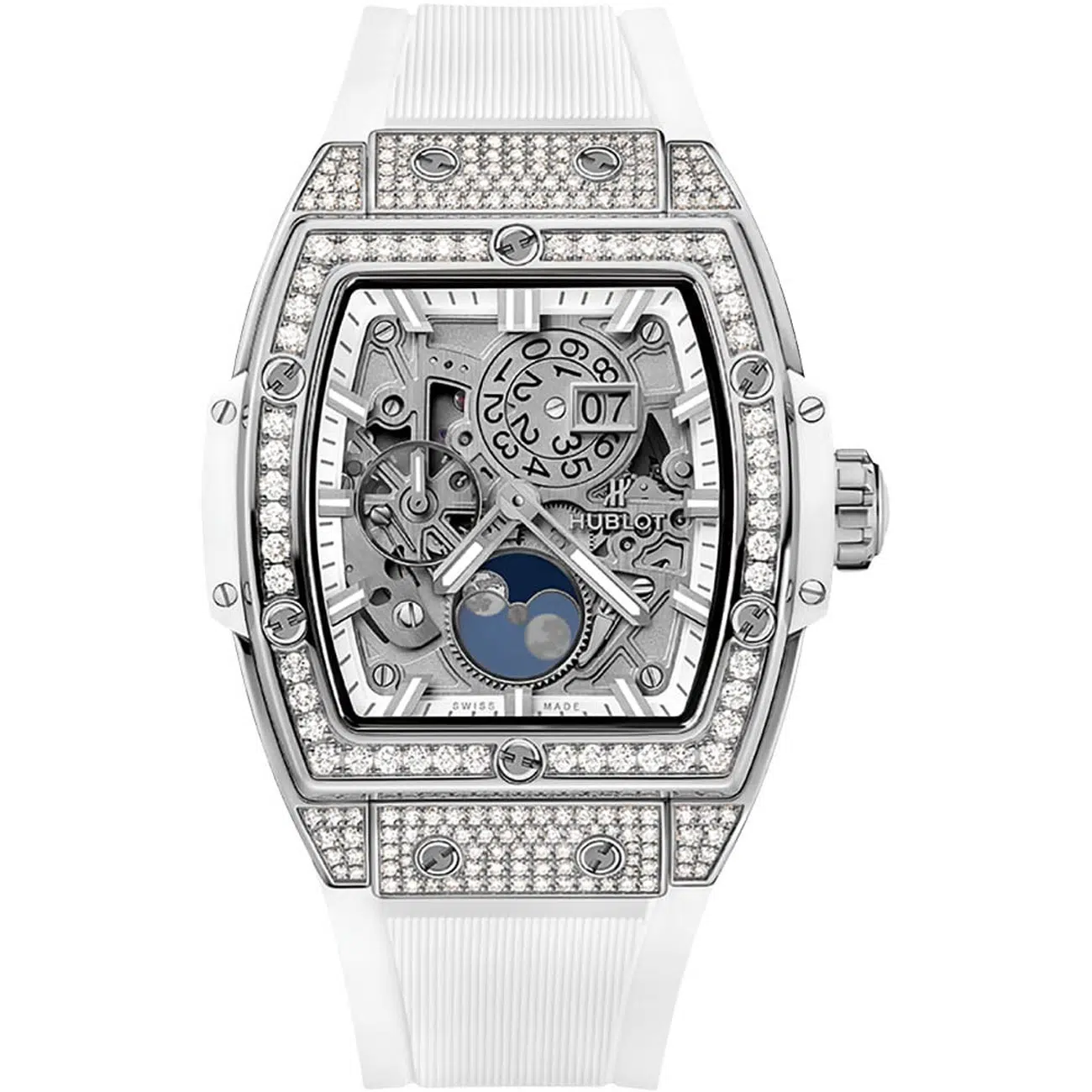 Hublot Spirit of Big Bang 647.NE.2070.RW.1604 Moonphase Factory Diamond Watch