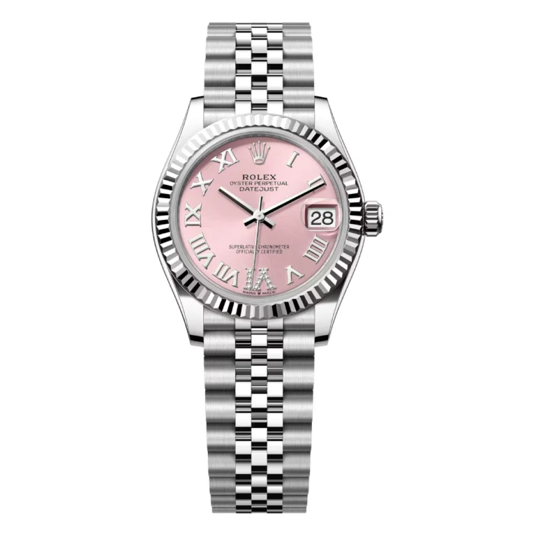 Rolex Datejust 278274-0024 Jubilee Stainless Steel and White Gold with Pink Roman Dial Watch 2024