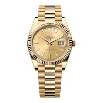 Rolex Day-Date 228238-0003 Champagne Index Dial President Yellow Gold Watch