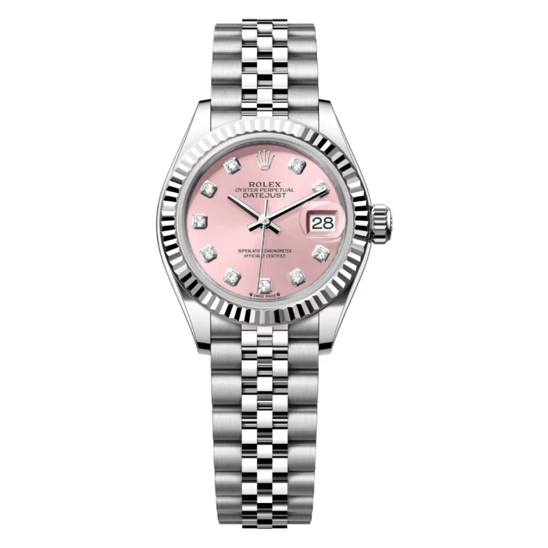 Rolex Datejust 28mm Jubilee 279174-0003 Stainless Steel Watch Pink Diamond Dial