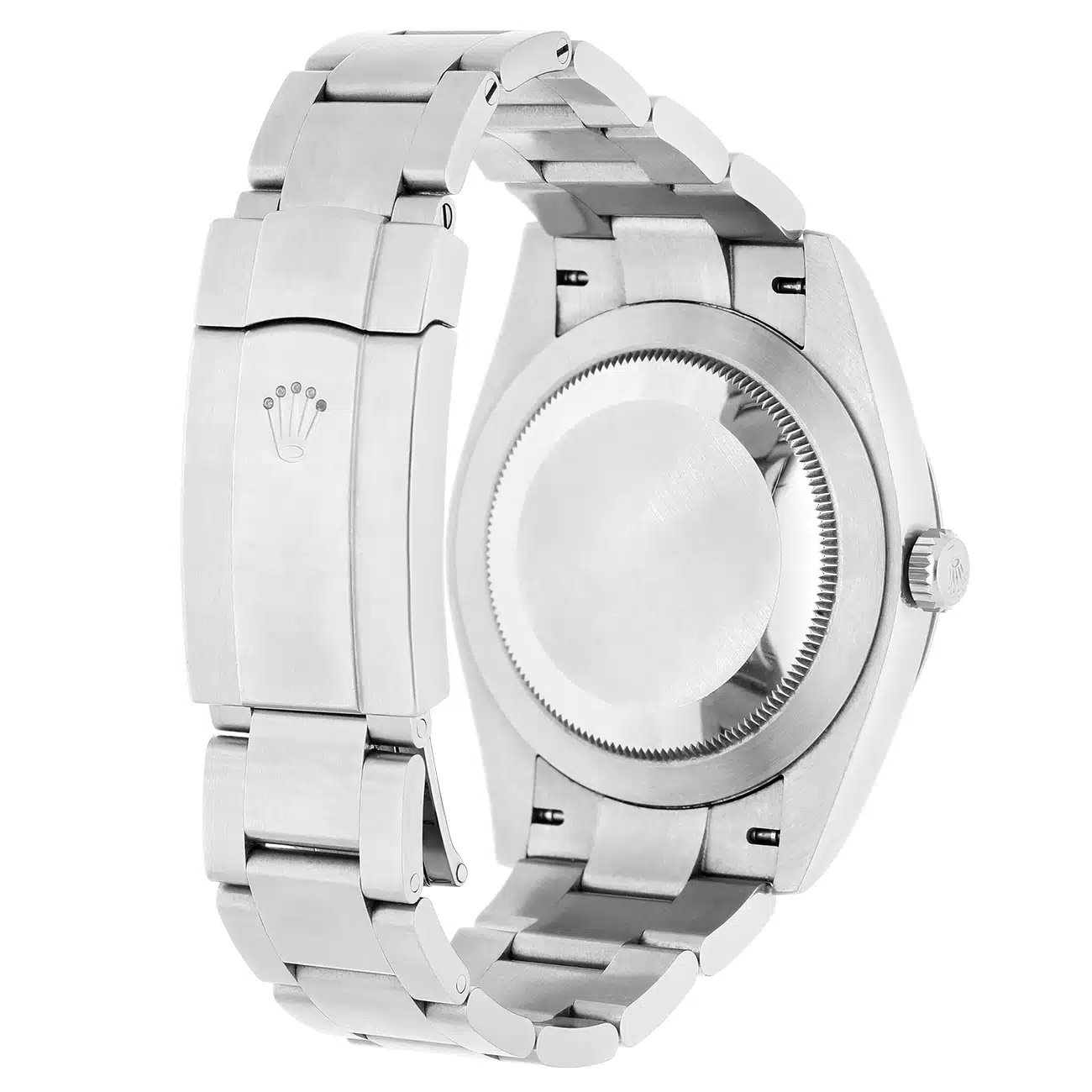 Rolex Oyster Perpetual 41mm 124300-0004 Yellow Dial Stainless Steel Watch – image 9