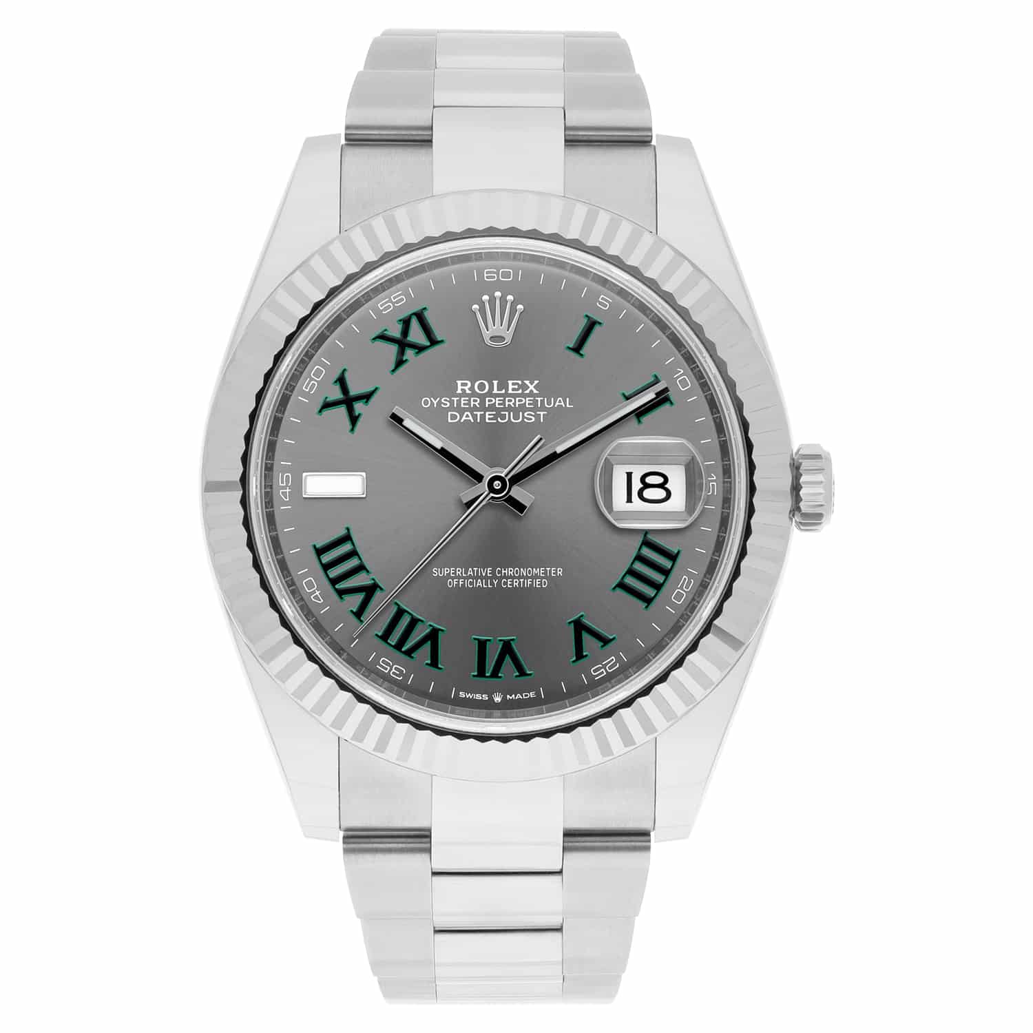 Rolex Datejust 126334-0021 41 MM Wimbledon Dial (2020)