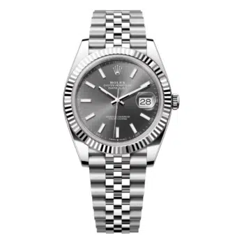 Rolex Datejust 126334-0014 41mm Grey Index Dial Jubilee Bracelet Stainless Steel Watch