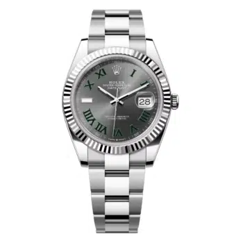 Rolex Datejust 126334-0021 Oyster Stainless Steel with Wimbledon Roman Dial
