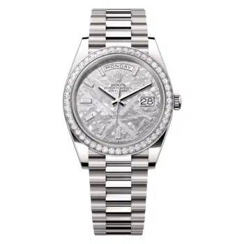 Rolex Day Date 228349RBR-0040 White Gold with Meteorite Diamond Watch
