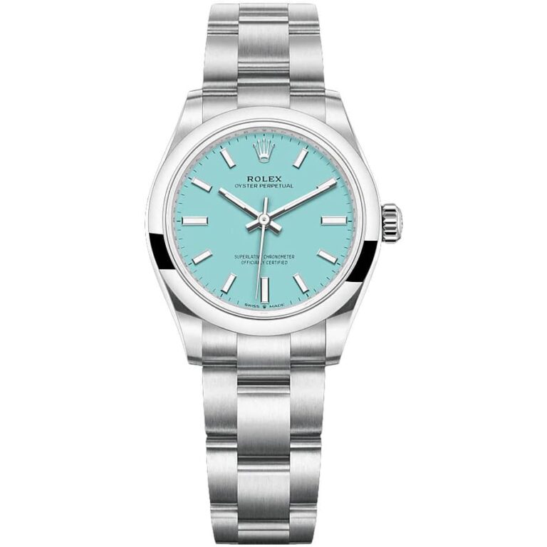 Rolex Oyster Perpetual 31 277200-0007 turquoise blue dial, stainless steel