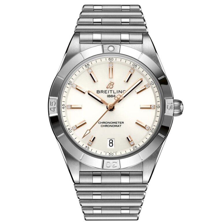 Breitling Chronomat White Dial A10380101A2A1 Stainless Steel