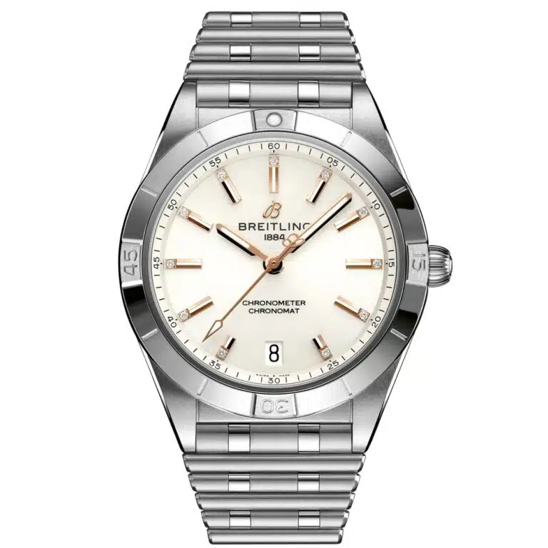 Breitling Chronomat White Dial A10380101A2A1 Stainless Steel