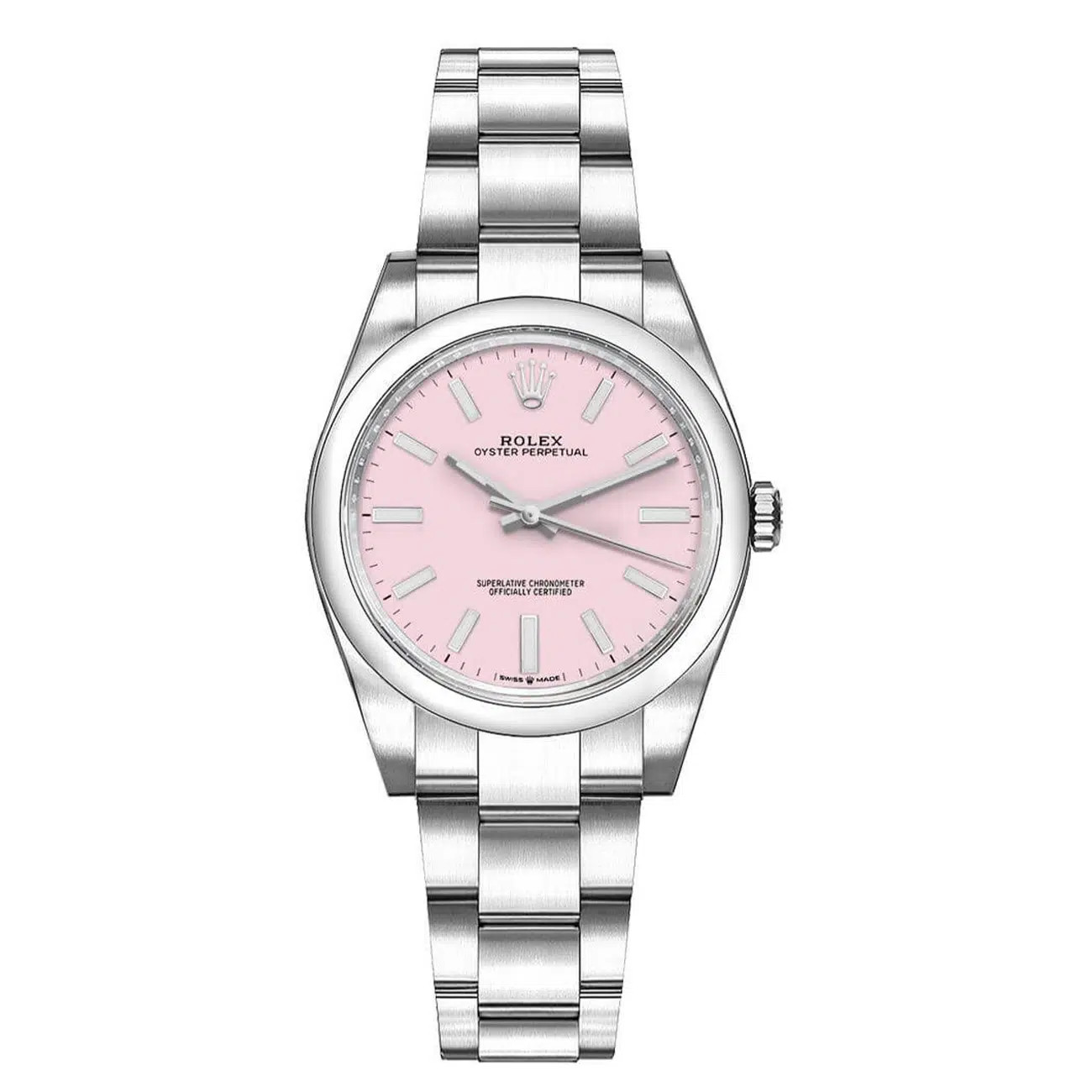 Rolex Oyster Perpretual 31mm 277200 Stainless Steel Watch Candy Pink Dial