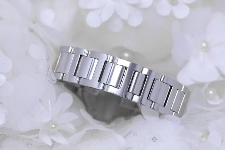 Cartier Ballon Bleu W6920047 36mm Steel 18K Yellow Gold Silver Dial Two Tone Unisex Watch Custom Diamond Bezel – image 5