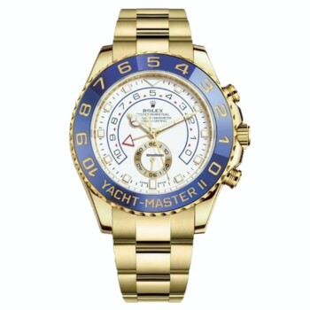 Rolex Yacht-Master II 44mm 116688 Yellow Gold Watch White Dial