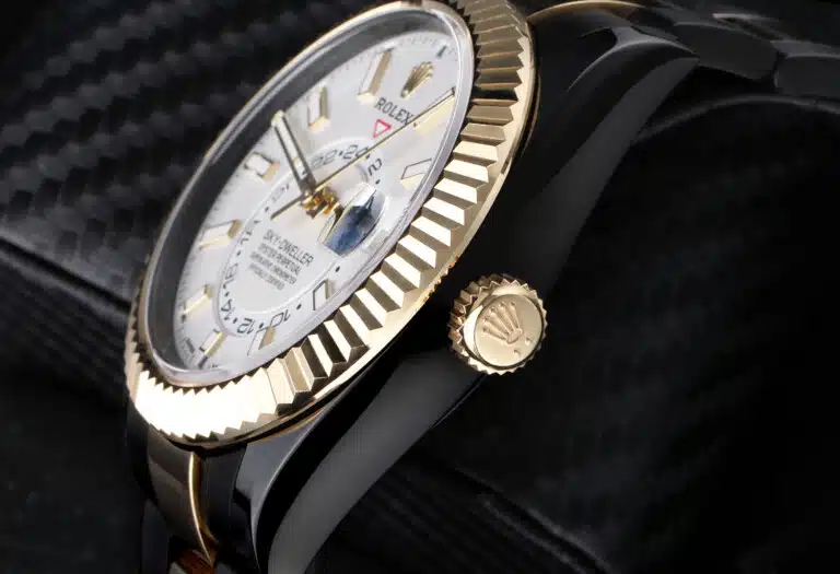 Rolex Sky-Dweller 326933 Oyster Band Black PVD/DLC Coated 18K Yellow Gold & Steel Watch – image 5