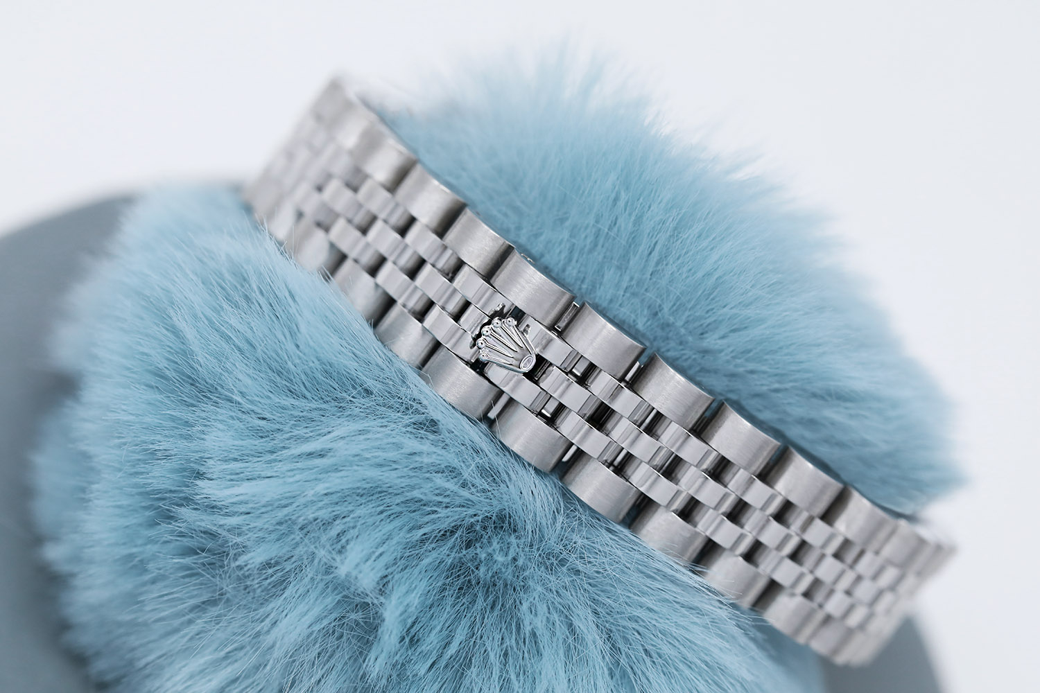 Rolex 26mm Lady-Datejust 179174 Steel & White Gold Watch Blue Arabic Numerals Dial - Image 4