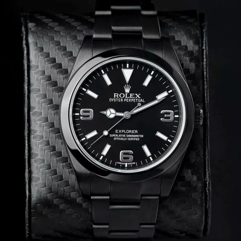 Rolex Explorer 214270 Black PVD/DLC Coated Stainless Steel Watch – alternate view