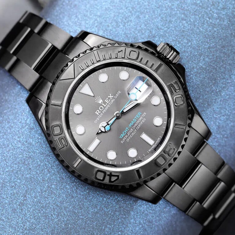 Rolex Yacht-Master 40mm PVD/DLC Coated Stainless Steel and Platinum Watch 116622 – alternate view