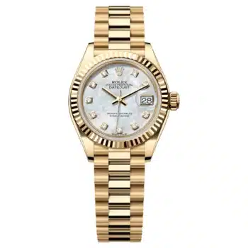 Rolex Lady Datejust 28mm 279178-0025 Yellow Gold with MOP Dial