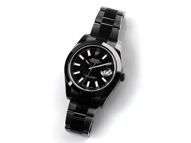 Rolex 41mm Datejust II Black PVD/DLC Watch Oyster Band Black Dial – image 7