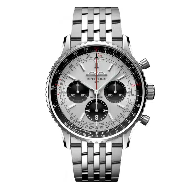 Breitling Super Navitimer B01 43mm AB0138241G1A1 Stainless Steel Silver Dial Men’s Watch 2024