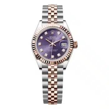 Rolex Datejust 279171-0015 Stainless Steel and Rose Gold with Aubergine Diamond Watch