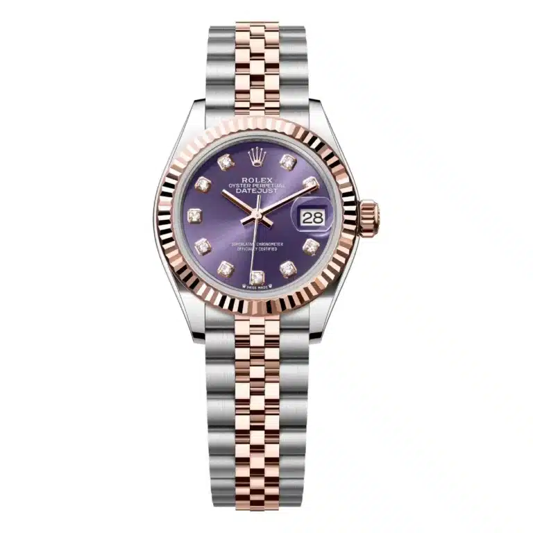Rolex Datejust 279171-0015 Stainless Steel and Rose Gold with Aubergine Diamond Watch