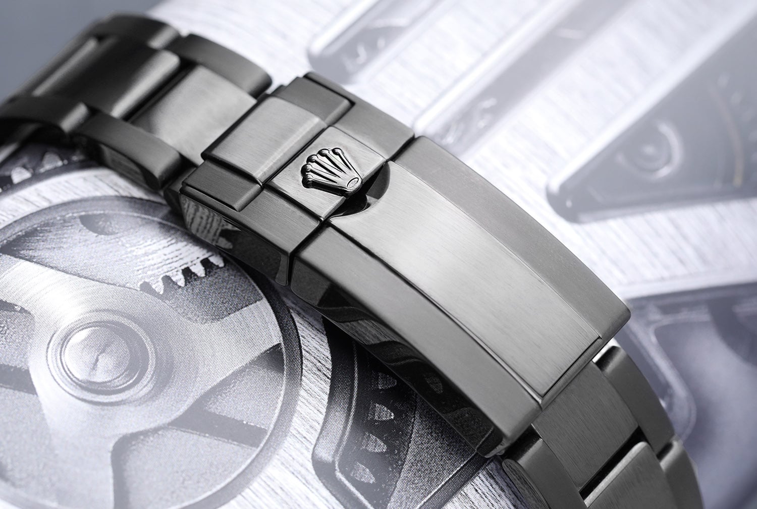 Rolex Cosmograph Daytona Black PVD/DLC Coated Watch with Black Dial and Rainbow Bezel 116523 - Image 7