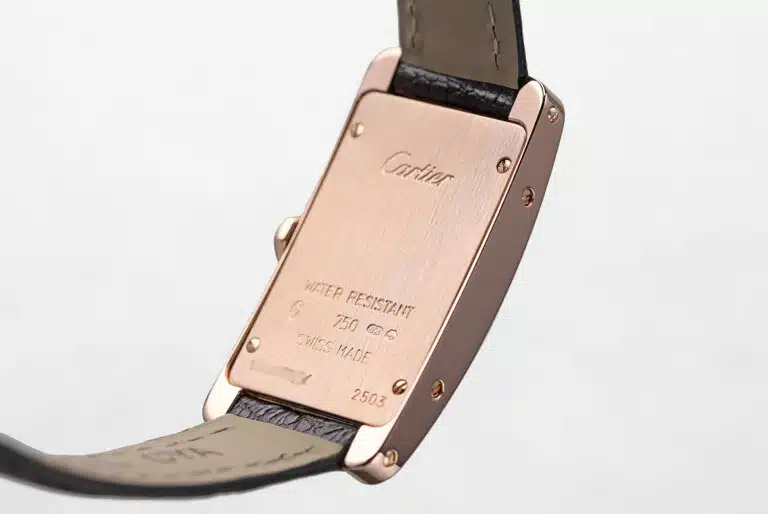 Cartier Tank Americaine WJTA0002/2503 Small Rose Gold Factory Diamond Ladies Watch – image 6