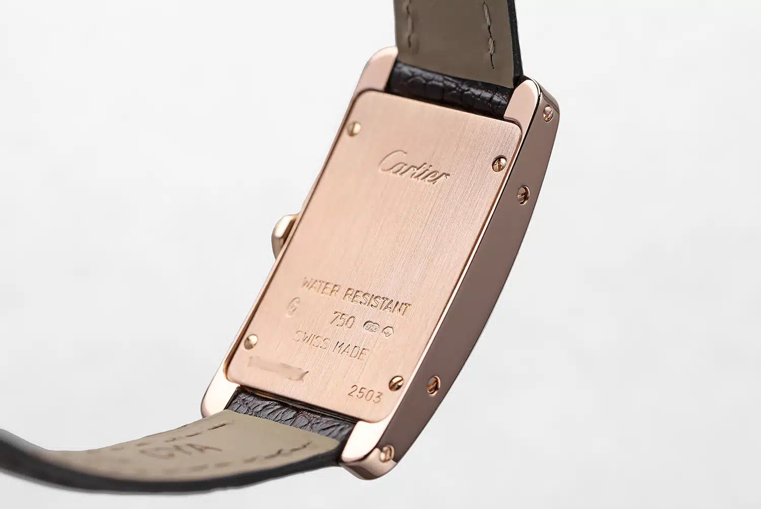 Cartier Tank Americaine WJTA0002/2503 Small Rose Gold Factory Diamond Ladies Watch – image 6
